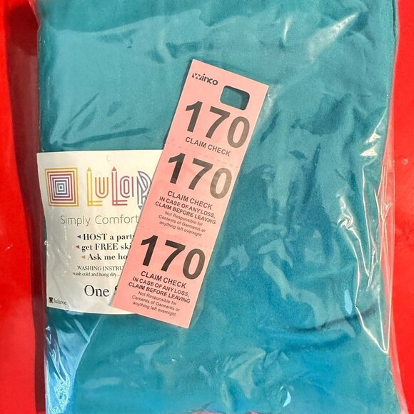LuLaRoe Leggings Teal Blue Solid Color HTF Unicorn One Size OS Turquoise - Picture 4 of 14